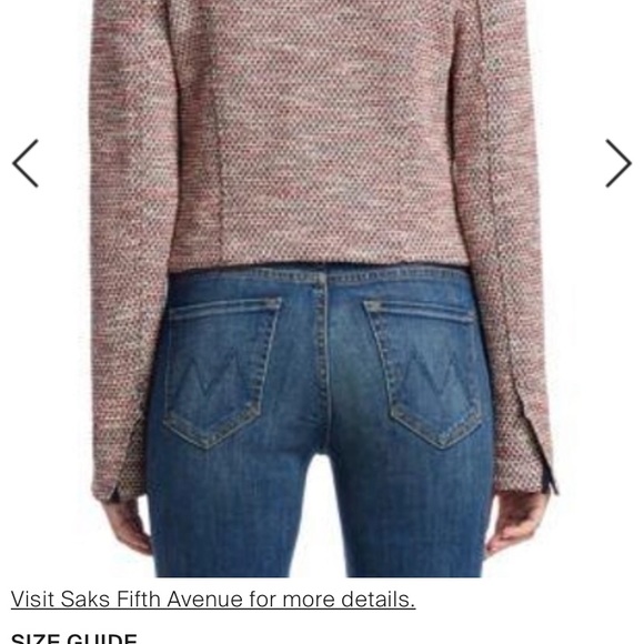 Theory-Ualana Z Beacon Tweed Zip-front Cropped Jacket 8 - Picture 2 of 12